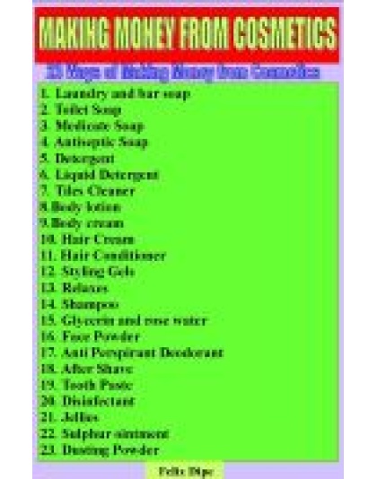 Making money with cosmetics